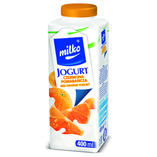 Obrazek Milko czerwona pomarańcza 400 ml