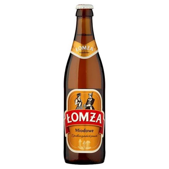 Obrazek Łomża Miodowe Piwo jasne 500 ml