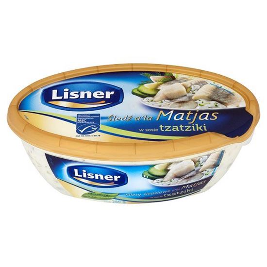 Obrazek Lisner Śledź a'la Matjas w sosie tzatziki 280 g