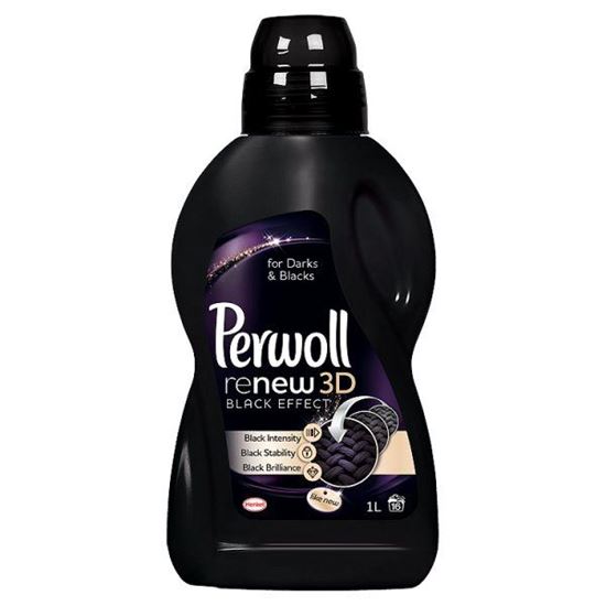 Obrazek Perwoll ReNew 3D Black Effect Detergent do prania tkanin czarnych 1 l (16 prań)