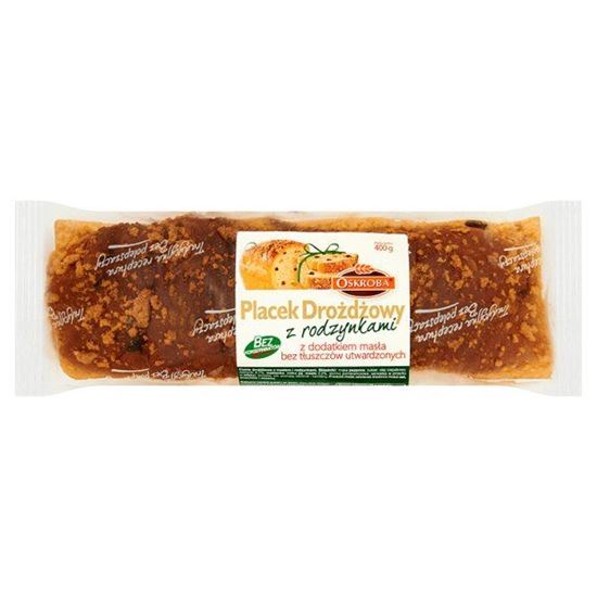 Obrazek Oskroba Placek drożdżowy z rodzynkami 400 g