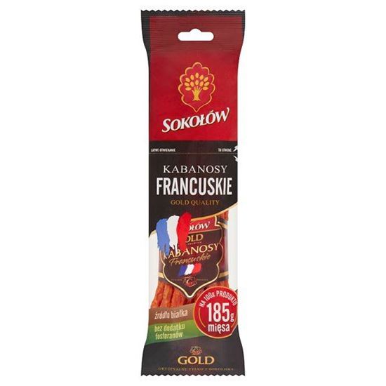 Obrazek Sokołów Kabanosy francuskie Gold 120 g