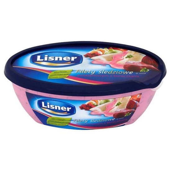 Obrazek Lisner Filety śledziowe w sosie śmietanowym z buraczkami 280 g