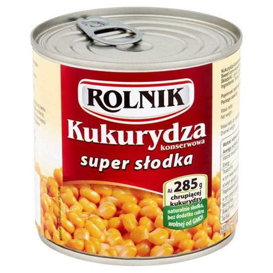 Obrazek Rolnik Kukurydza konserwowa super słodka 340 g