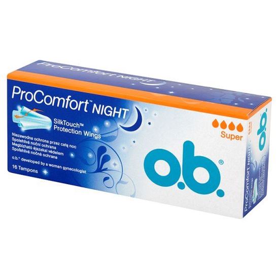 Obrazek O.B. ProComfort Night Super Tampony 16 sztuk