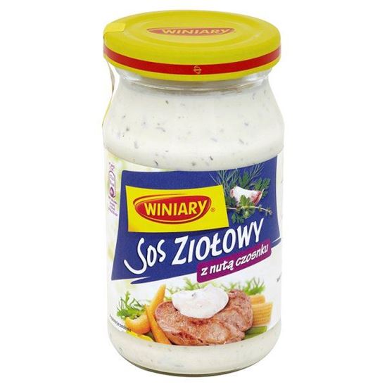 Obrazek Winiary Sos ziołowy z nutą czosnku 240 ml