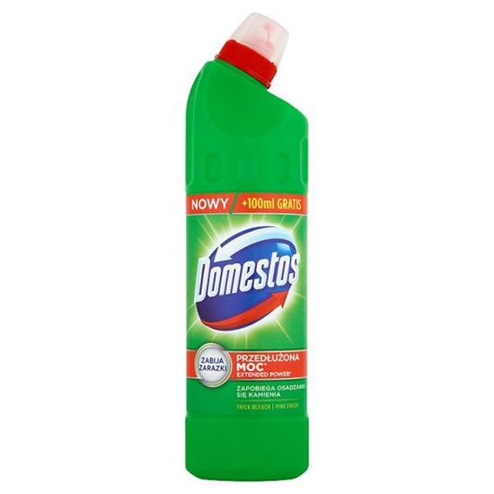 Obrazek Domestos Przedłużona Moc Pine Fresh Płyn czyszcząco-dezynfekujący 750 ml