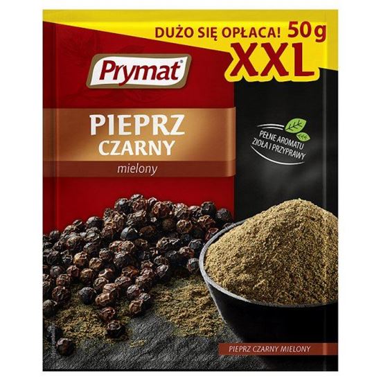 Obrazek Prymat Pieprz czarny mielony XXL 50 g