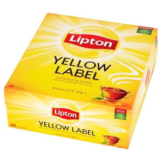Obrazek Lipton Yellow Label Herbata czarna 176 g (88 torebek)