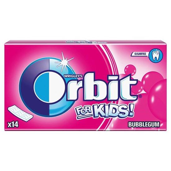 Obrazek Orbit For Kids Classic Guma do żucia bez cukru 27 g (14 pasków)