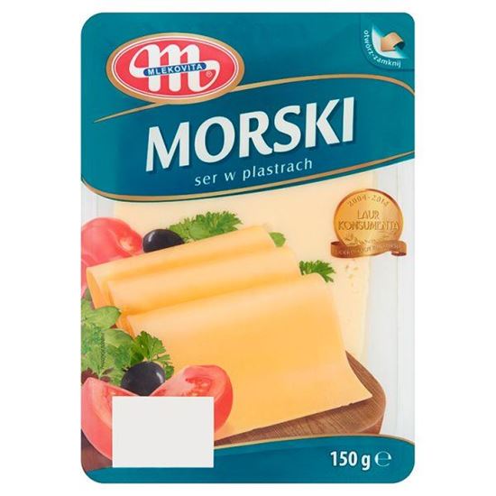 Obrazek Mlekovita Ser Morski w plastrach 150 g
