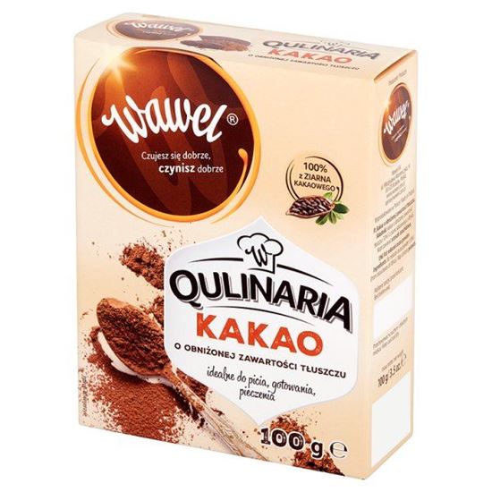 Obrazek Wawel Qulinaria Kakao o obniżonej zawartości tłuszczu 100 g