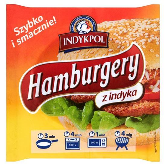 Obrazek Indykpol Hamburger z indyka 210 g