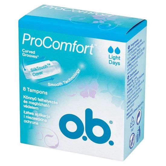 Obrazek O.B. ProComfort Light Days Tampony 8 sztuk