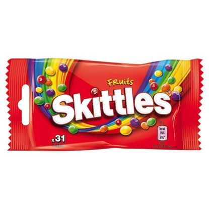 Obrazek Skittles Fruits Cukierki do żucia 38 g (31 cukierków)