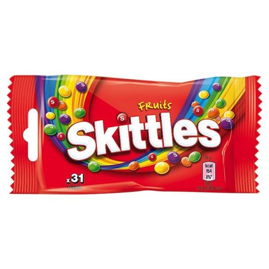 Obrazek Skittles Fruits Cukierki do żucia 38 g (31 cukierków)