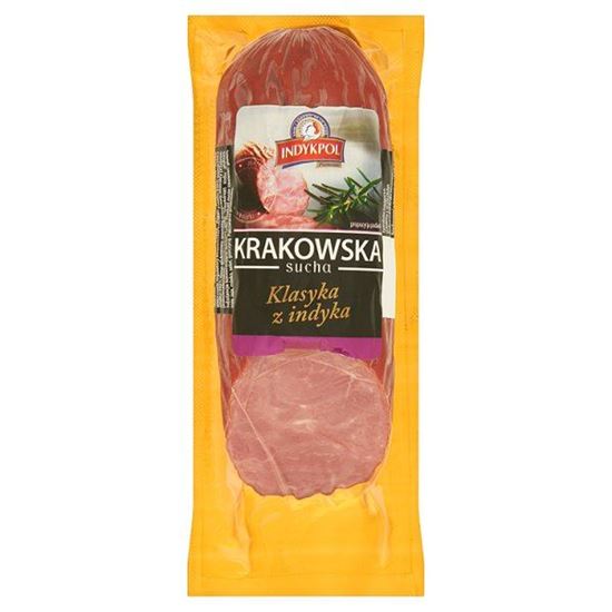 Obrazek Indykpol Premium Kiełbasa krakowska sucha 325 g