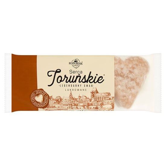 Obrazek Kopernik Toruńskie Pierniki Serca Toruńskie lukrowane 120 g