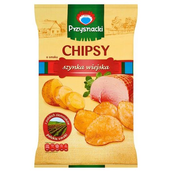 Obrazek Przysnacki Chipsy o smaku szynka wiejska 135 g
