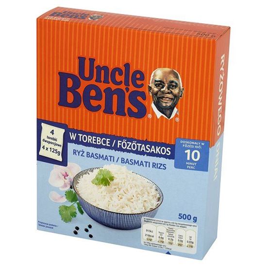 Obrazek Uncle Ben's Ryż basmati 500 g (4 torebki)