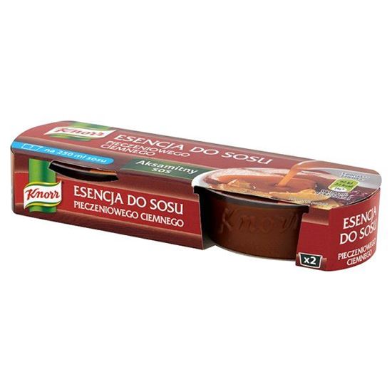 Obrazek Knorr Esencja do sosu pieczeniowego ciemnego 56 g (2 sztuki)