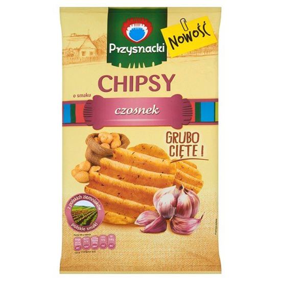 Obrazek Przysnacki Chipsy o smaku czosnek 135 g