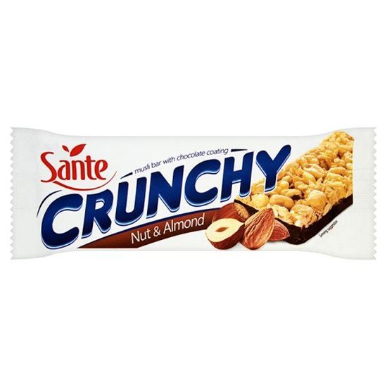 Obrazek Sante Crunchy Baton zbożowy musli z orzechami i migdałami 40 g