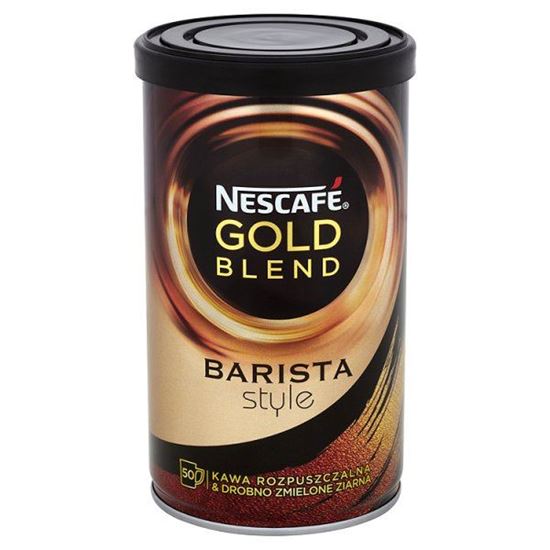 Obrazek Nescafé Gold Blend Barista Style Kawa rozpuszczalna i drobno zmielone ziarna 100 g