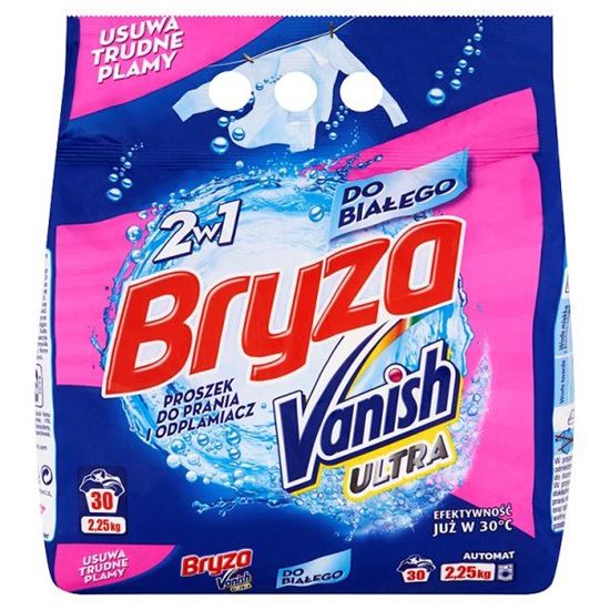 Obrazek Bryza Vanish Ultra 2w1 do białego Proszek do prania i odplamiacz 2,25 kg