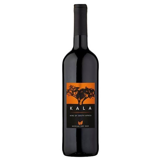 Obrazek Kala Wino czerwone półwytrawne południowoafrykańskie 750 ml