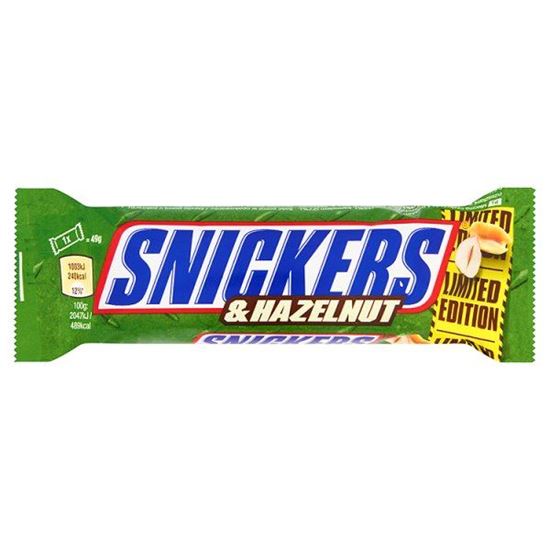 Obrazek Snickers & Hazelnut Baton z nadzieniem i orzechami w karmelu 49 g