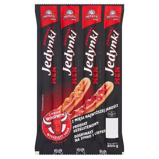 Obrazek Indykpol Premium Parówki Jedynki Men 200 g