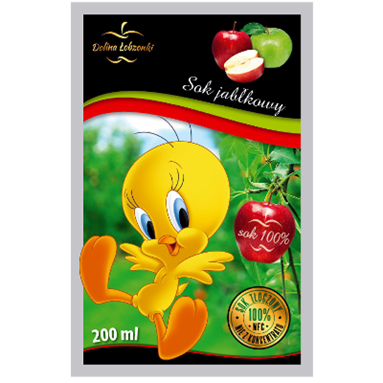 Obrazek Dolina Łobzonki sok jabłkowy 200 ml