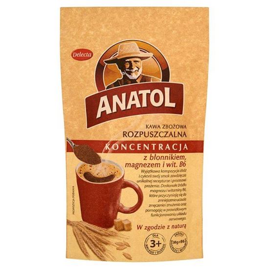 Obrazek Delecta Anatol Koncentracja Kawa zbożowa rozpuszczalna 100 g