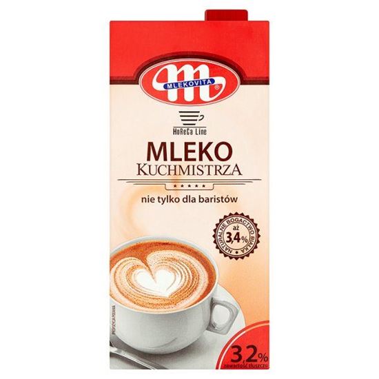 Obrazek Mlekovita Horeca Line Mleko Kuchmistrza 3,2% 1 l