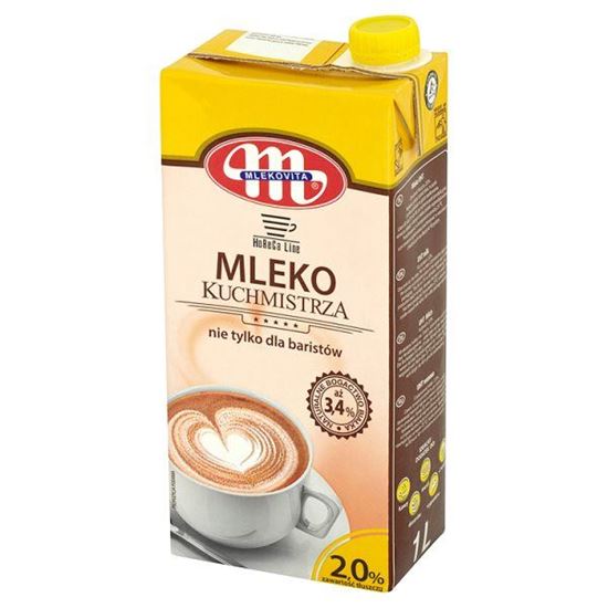 Obrazek Mlekovita Horeca Line Mleko Kuchmistrza 2,0% 1 l