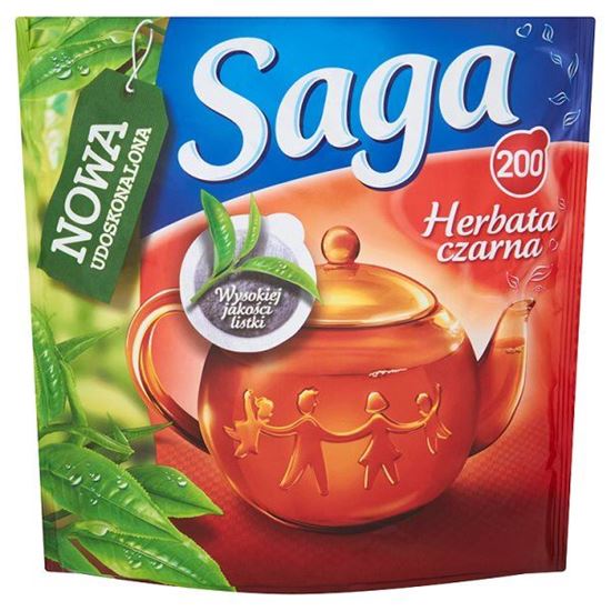 Obrazek Saga Herbata czarna 240 g (200 torebek)