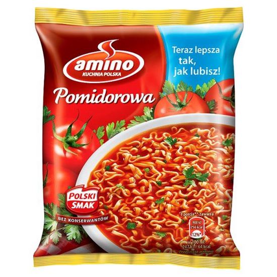 Obrazek Amino Pomidorowa Zupa błyskawiczna 61 g