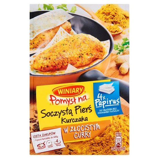 Obrazek Winiary Pomysł na... Papirus Soczystą pierś kurczaka w złocistym curry 23,2 g