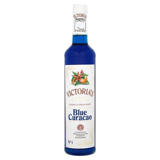 Obrazek Victoria's Syrop barmański blue curacao 490 ml