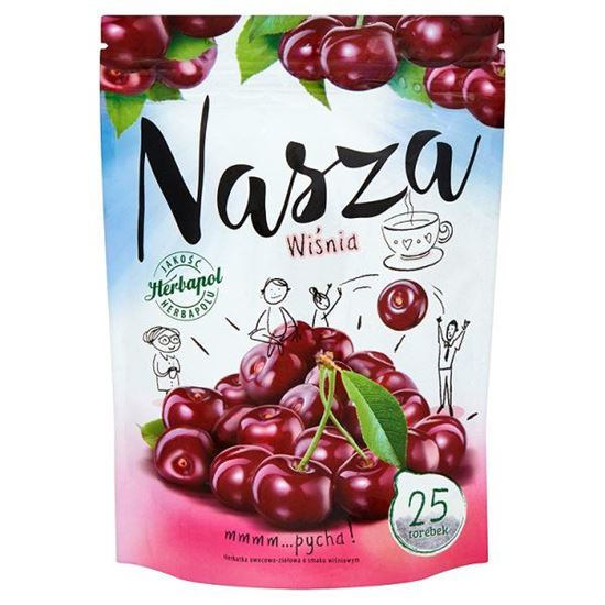 Obrazek Herbapol Nasza Wiśnia Herbatka owocowo-ziołowa 47,5 g (25 torebek)