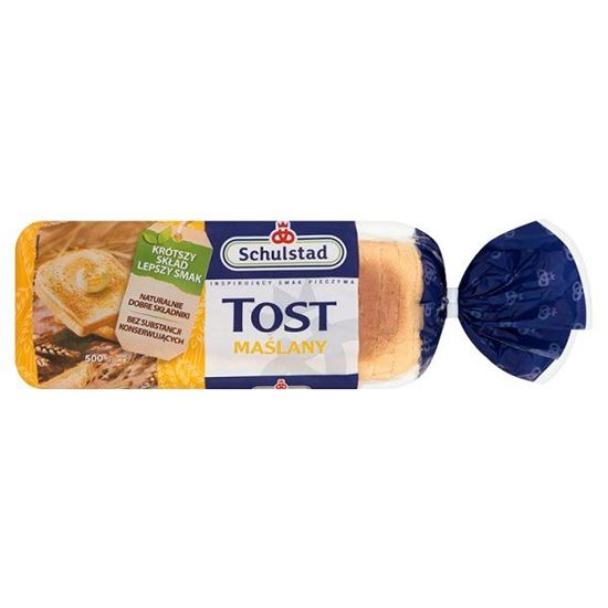 Obrazek Schulstad Tost maślany Chleb tostowy 500 g