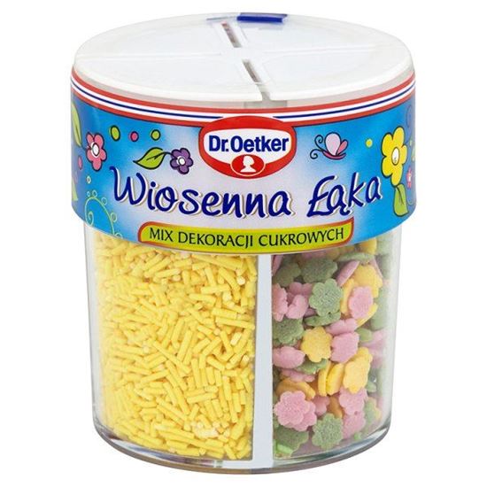 Obrazek Dr. Oetker Wiosenna łąka Mix dekoracji cukrowych 82 g