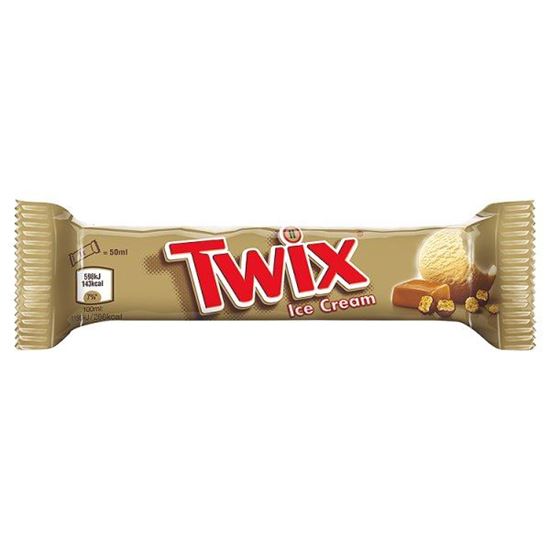 Obrazek Twix Lody karmel i ciasteczko w polewie kakaowej 50 ml