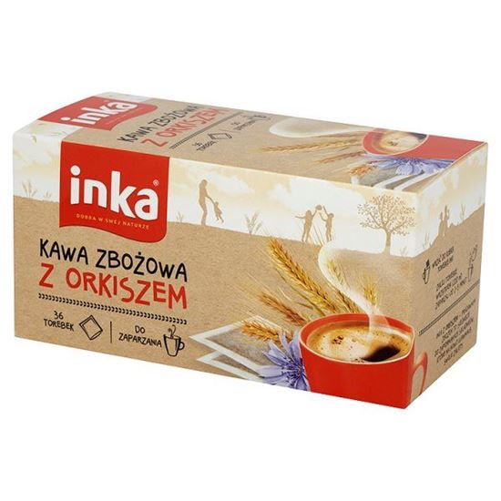 Obrazek Inka Kawa zbożowa z orkiszem 144 g (36 torebek)