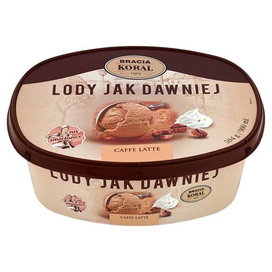 Obrazek Bracia Koral Lody jak dawniej Caffe Latte 900 ml