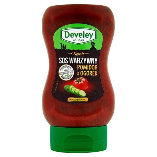 Obrazek Develey Relish Sos warzywny Pomidor & Ogórek 275 g