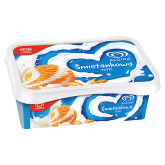 Obrazek Algida Śmietankowa Toffi Lody 1000 ml