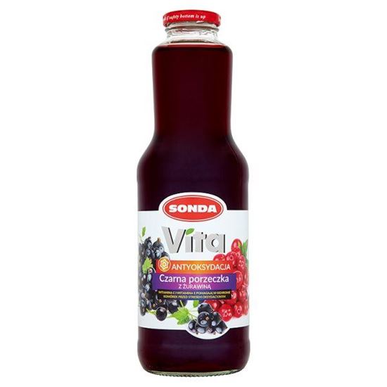 Obrazek Sonda Vita Antyoksydacja Czarna porzeczka z żurawiną Napój 1 l