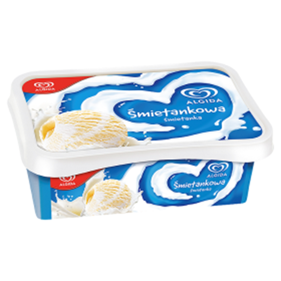 Obrazek Algida Śmietankowa Śmietanka Lody 1000 ml